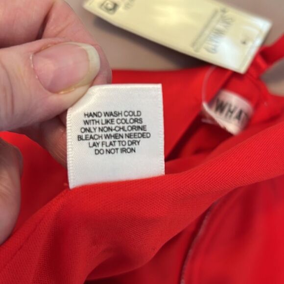 NWT Say what? Red size large zip back adjustable spaghetti strap camisole - Picture 11 of 15